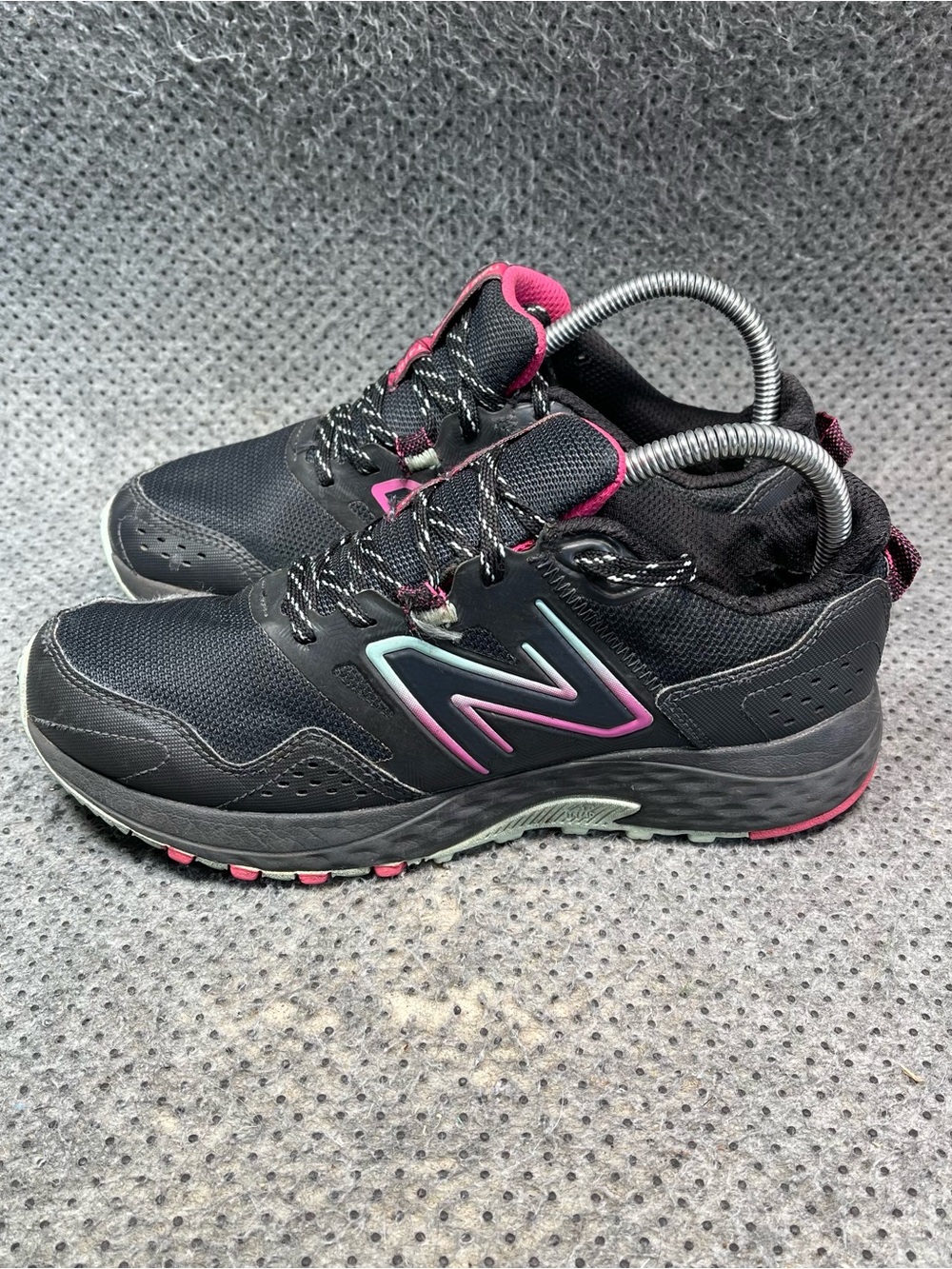New Balance T410 Black Pink Shoes Size 8 Women’s